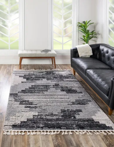 Vista 6 de Unique Loom Cherokee Collection - Alfombra de área - Henderson (2' x 3' 1" Rectángulo, Arena/Marfil)