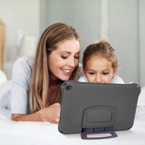 Vista 7 de 10 - Funda ligera para tablet de 10 pulgadas para niños, ligera, antideslizante, a prueba de golpes, no compatible con iPad (negro)