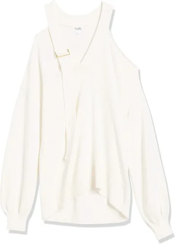 Vista 7 de The Drop Suéter holgado con cuello en V y hebilla para mujer lucyswhims
