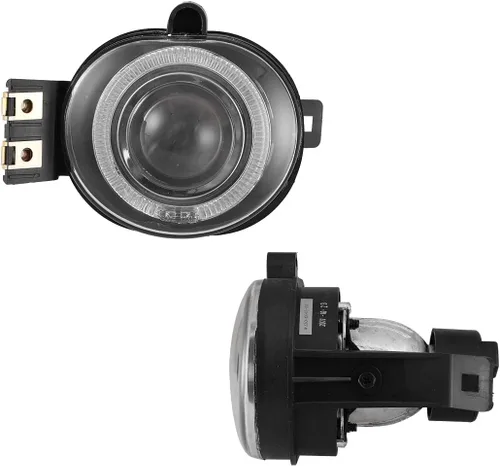 Vista 4 de Winjet WJ30-0065-09 luces proyectoras para la neblina con halo de LED para Dodge, Durango y Ram