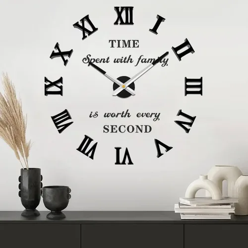 Vista 10 de VANGOLD Reloj de pared de diseño para decoración de sala de estudio