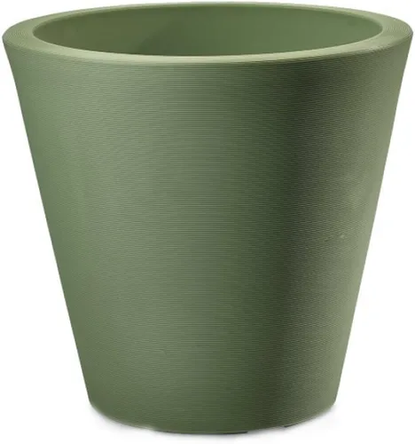 Vista 32 de Crescent Garden Madison Planter– Maceta resistente a la intemperie, doble pared para interiores y exteriores con orificio de drenaje, contenedor