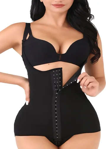 Vista 2 de Faja Colombiana - Body moldeador de cuerpo completo para mujer