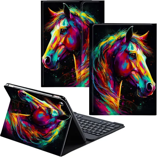 Vista 11 de Para Samsung Galaxy Tab S6 Lite Funda 2022/2020 Teclado Inalámbrico Desmontable Y Cubierta De Soporte De Cuero PU Funda Protectora Para Samsung