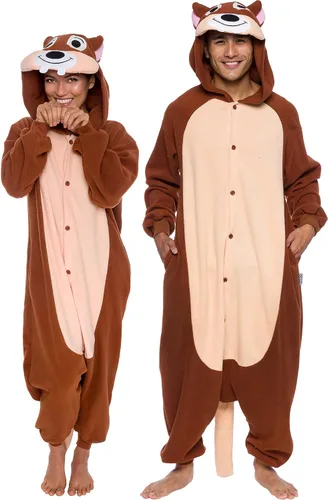 Vista 86 de Funziez! - Disfraz de Halloween para adultos, disfraz de animales y criaturas marinas, mameluco afelpado para cosplay, para mujeres y hombres