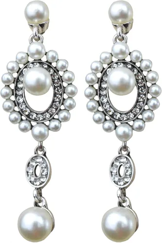 Vista 7 de DRESHOW - 1920s accesorios sets disfraz Gatsby diadema aretes guantes