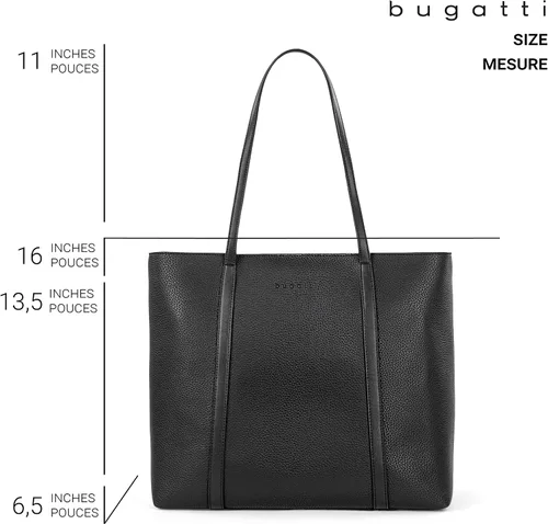 Vista 5 de Pure Collection - Bolso para mujer con organizador extraíble, piel vegana