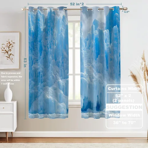 Vista 199 de Shrahala Orange Autumn Autumn Blackout Curtain Tiers, Fall Kitchen Valance Light Blocking Tier Drapes with Rod Pocket, 2 Pack 26 X 24 in