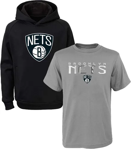 Vista 16 de NBA Kids Youth 8-20 Team Color Performance Primary Logo Pullover Hoodie Sweatshirt & T-Shirt Combo Set Boston Celtics