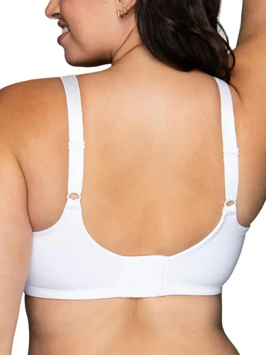 Vista 3 de Vanity Fair Beauty Back - Brasier moldeador con efecto reductor de busto de hasta 1.5 pulgadas, no se marca en espalda, copas sin relleno hasta