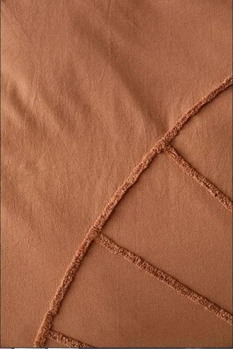 Vista 4 de Juego de funda de edredón de 3 piezas, juego de funda de edredón de algodón copetudo, ropa de cama bohemia de lujo, funda de edredón de plumón