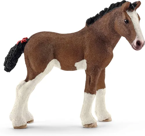Vista 8 de Schleich Farm World, juguetes de caballos para niñas y niños, figura de juguete de caballo bebé, potro de la selva negra, a partir de 3 años