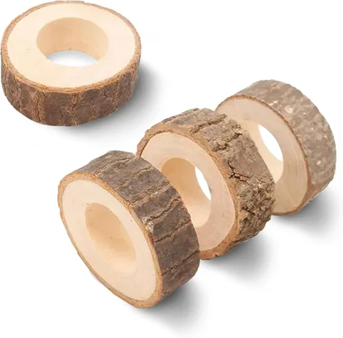 Vista 12 de Jolitee Juego de cuatro servilleteros dorados de hoja de ginkgo – Elegante metal pesado, accesorio de mesa versátil para bodas, vacaciones y uso