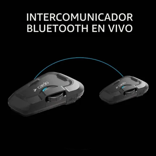 Vista 6 de Cardo Systems FREECOM 2X - Intercomunicador de 2 vías con conexión Bluetooth para motocicleta, color negro, paquete individual