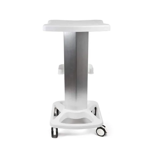 Vista 3 de Soporte de carro de aleación de aluminio montado para máquinas de cavitación ultrasónica RF Salon Spa Belleza Tatuaje Rolling Cart Tray USA Stock