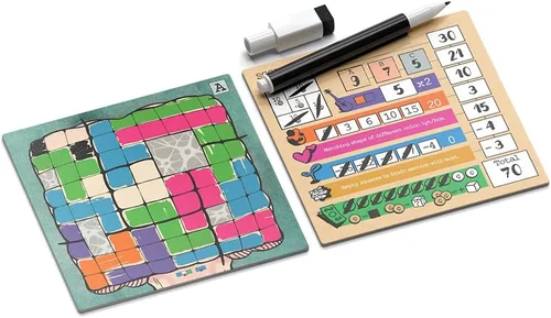 Vista 7 de Allplay Mind Space - Juego de mesa Polyomino Roll & Write, 30 minutos, 1-5