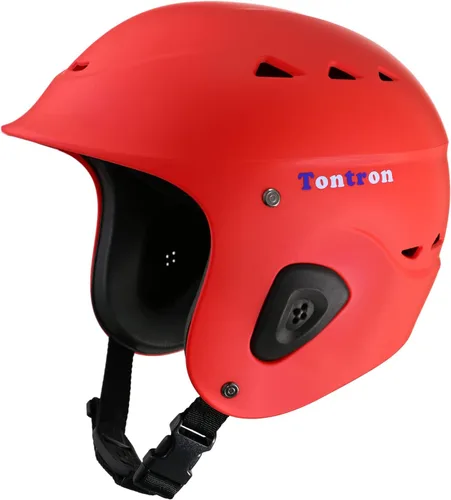 Vista 8 de Tontron Sailonger - Casco para adultos de corte completo, kayak, rafting, remo, deportes acuáticos Naranja brillante