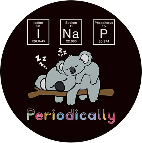 Vista 3 de I Nap Periódicamente Funny Science Koala Mama Bear Lover Gift PopSockets PopGrip: Agarre intercambiable para teléfonos y tabletas