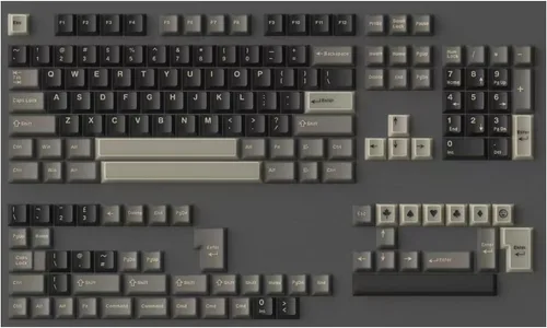Vista 13 de Fogruaden Juego de teclas PBT, teclas personalizadas de perfil cereza para teclas de teclado mecánico (9009)