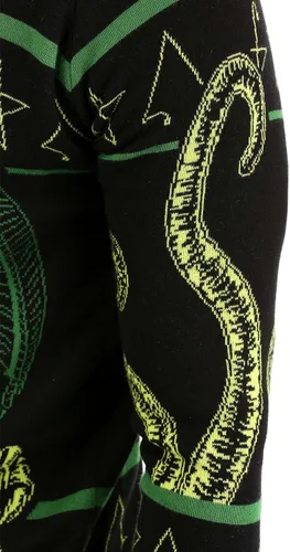 Vista 8 de Fun Costumes Rage of Cthulhu - Suéter de Halloween para adultos