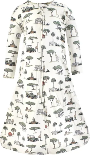 Vista 33 de Hudson Baby Saco de dormir unisex de algodón de manga larga para bebé