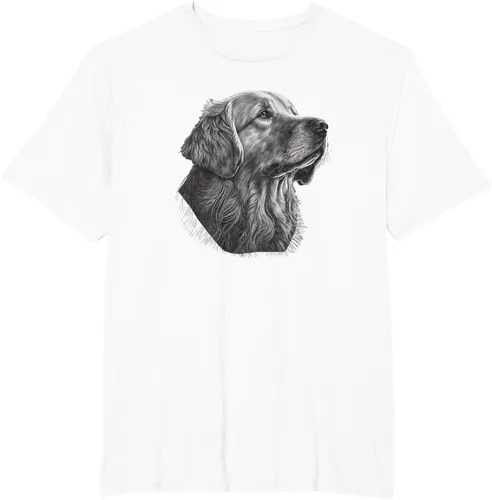 Vista 62 de Camiseta divertida Golden Retriever, Negro