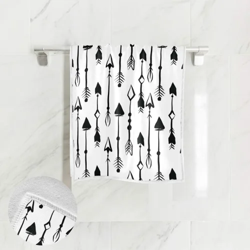 Vista 6 de senya Toallas, Toalla de mano suave con estampado animal de leopardo para baño, cocina, spa de hotel