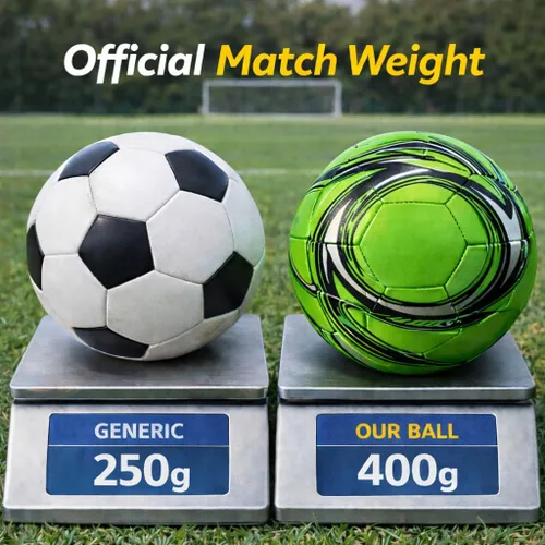 Vista 8 de Western Star Balón de fútbol tamaño 3, tamaño 4 y tamaño 5, peso oficial del partido, 6 diseños, jugadores de fútbol para jóvenes y adultos, diseño