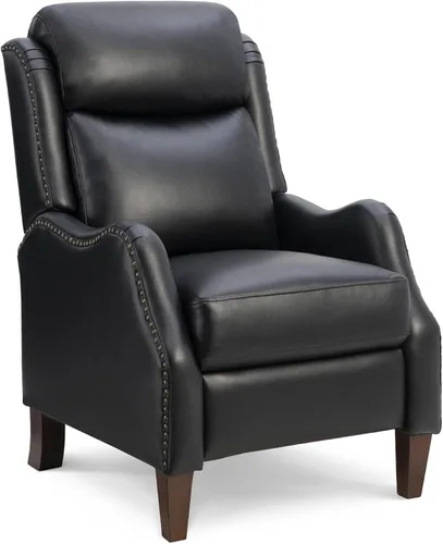Vista 8 de KISLOT Sillón reclinable de cuero sintético con decoración de remaches, sofá individual para sala de estar y dormitorio