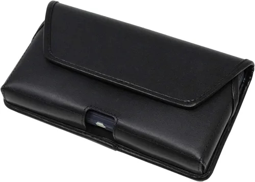 Vista 6 de Turtleback Funda hecha para Note 20 Ultra compatible con OB Defender o fundas voluminosas, clip de cinturón de metal ejecutivo, bolsa de cuero