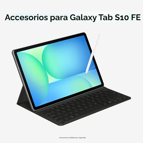Vista 10 de Samsung Galaxy Tab S10 FE 128GB WiFi Android Tablet, versión estadounidense, azul