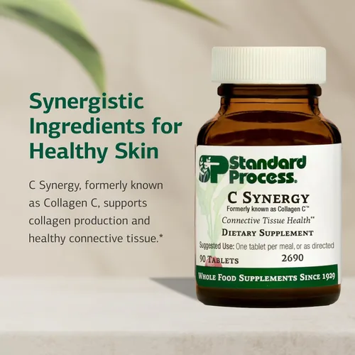 Vista 3 de Standard Process C Synergy - Suplemento para apoyar la salud del tejido conectivo, a base de alimentos integrales para la salud inmunológica