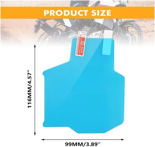 Vista 4 de Motorcycle Screen Protector, Motorcycle Cluster Scratch Screen Dashboard Protection Instrument Film for Y&amaha Tenere 700 Tenere700 T700 XTZ 700
