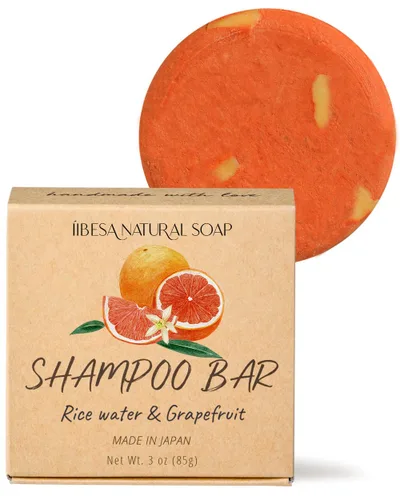 Vista 9 de IIBESA - Barra de champú de agua de arroz japonés, mejora la salud del cuero cabelludo y el engrosamiento del crecimiento del cabello, ingredientes