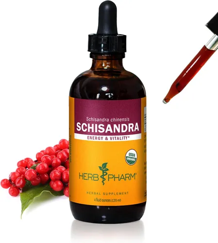 Vista 11 de Herb Pharm Extracto líquido orgánico certificado de bayas Schisandra - 1 onza