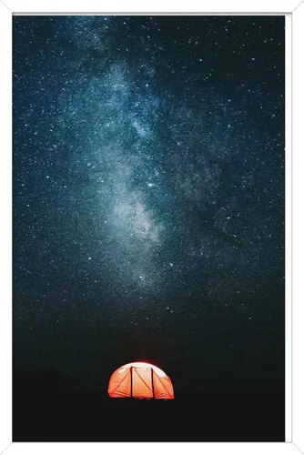 Vista 14 de Trends International Póster de pared Under The Stars, 14.725 x 22.375 pulgadas, versión enmarcada de madera de granero