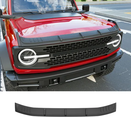 Vista 13 de powoq Deflector de Capó Compatible con Deflector de Capó de 2009-2018 Dodge RAM 1500 Protector de Capó de TPE de Reemplazo para 2009 2010 2011 2012