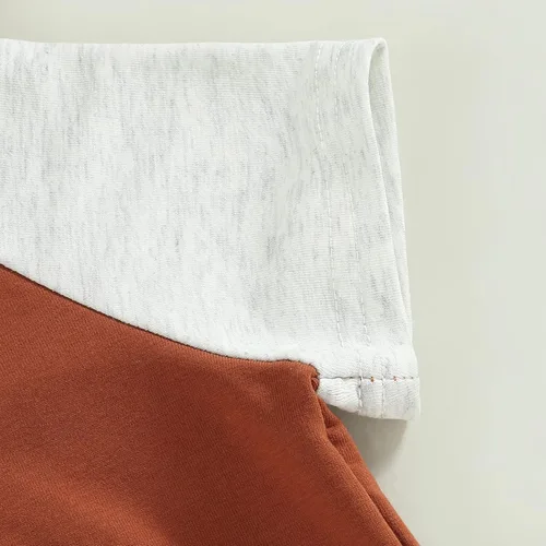 Vista 5 de Conjunto de ropa de verano para bebés y niñas con capucha y pantalones cortos con cordón, conjunto casual de verano