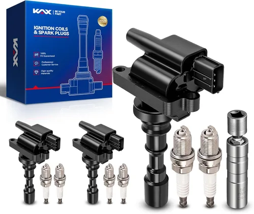Vista 53 de Bobina de encendido KAX UF434 1 paquete Compatible con Impala, Equinox, G6, Malibu, Silverado 1500, Uplander, Torrent, Lucerne, Express 1500, Sierra