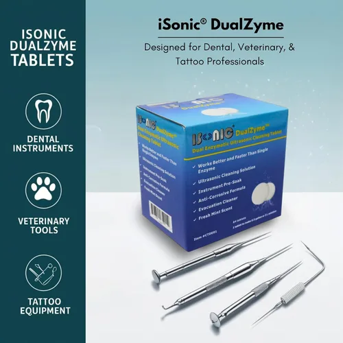 Vista 5 de iSonic CTDE01 DualZyme Dual Enzimatic Ultrasonidos Tableta de Limpieza