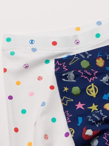 Vista 4 de Spotted Zebra Disney Marvel Star Wars Frozen Leggings de princesa para niñas y niños pequeños paquete de 4