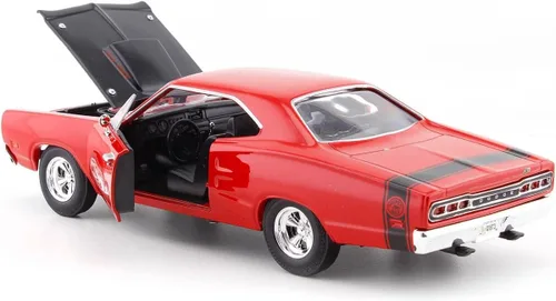 Vista 5 de MOTOR MAX 1:24 W/B AMERICAN CLASSICS 1969 DODGE CORONET SUPER ABEJA