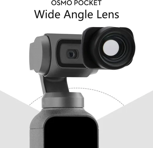 Vista 5 de Lente gran angular PRO, cámara portátil de mano sin distorsiones, lente de vidrio óptico gran angular PRO, para OSMO 2