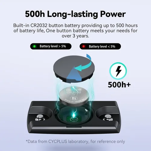 Vista 4 de CYCPLUS - Monitor de frecuencia cardíaca con correa para el pecho H2Pro, sensor de monitorización de frecuencia cardíaca Bluetooth ANT+ con batería
