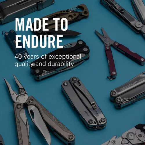 Vista 7 de LEATHERMAN, Bond, Multiherramienta ligera 14 en 1 para camping, senderismo y uso diario (EDC), fabricada en Estados Unidos, Mossy Slate
