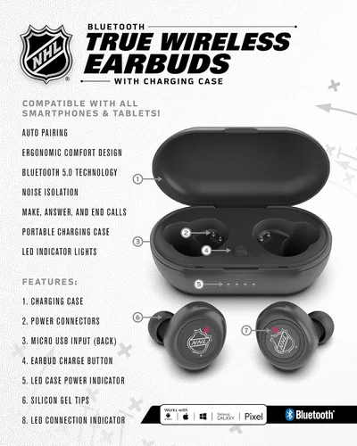 Vista 4 de SOAR NHL - Auriculares inalámbricos unisex