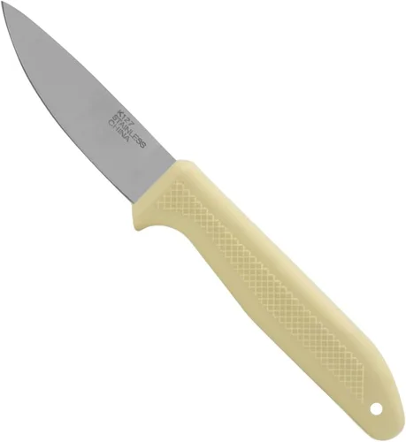 Vista 6 de Zenport Cuchillo de procesamiento de alimentos K123, patata de semilla, hoja de acero inoxidable de 3.75 pulgadas, naranja