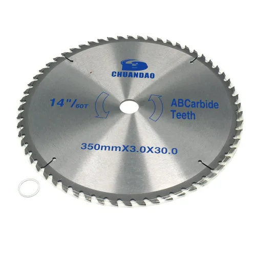 Vista 9 de Hoja de sierra circular con punta de carburo de 9 pulgadas y 40 dientes para cortar madera dura y blanda con eje de 1 pulgada