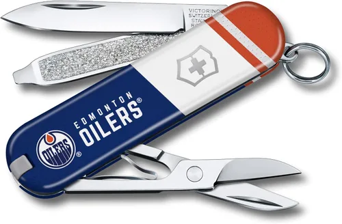 Vista 15 de Victorinox Classic SD Swiss Army – Navaja suiza de bolsillo compacta con 7 funciones, fabricada en Suiza, con hoja pequeña, destornillador y llavero