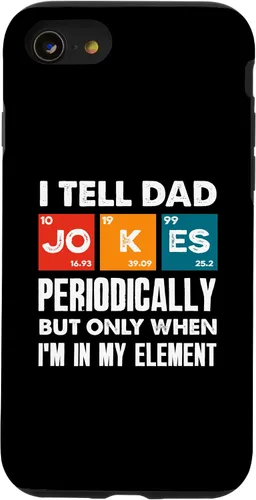 Vista 8 de Funda para iPhone 12 mini I Tell Dad Jokes Periódicamente Divertida funda para papá